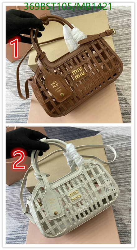 Miu Miu Bag-(Mirror)-Crossbody- Code: MB1421 $: 369USD
