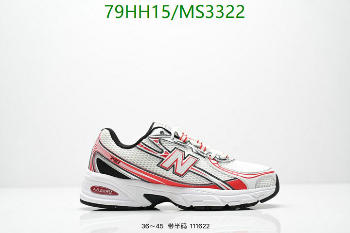 Men shoes-New Balance Code: MS3322 $: 79USD
