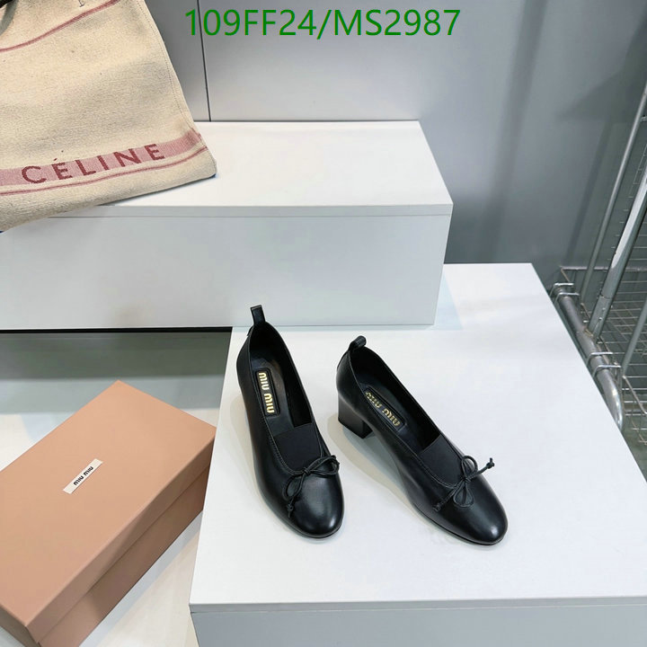 Women Shoes-Miu Miu Code: MS2987 $: 109USD