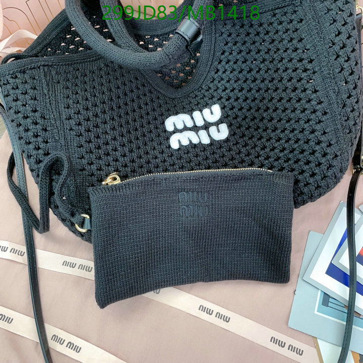 Miu Miu Bag-(Mirror)-Handbag- Code: MB1418 $: 299USD