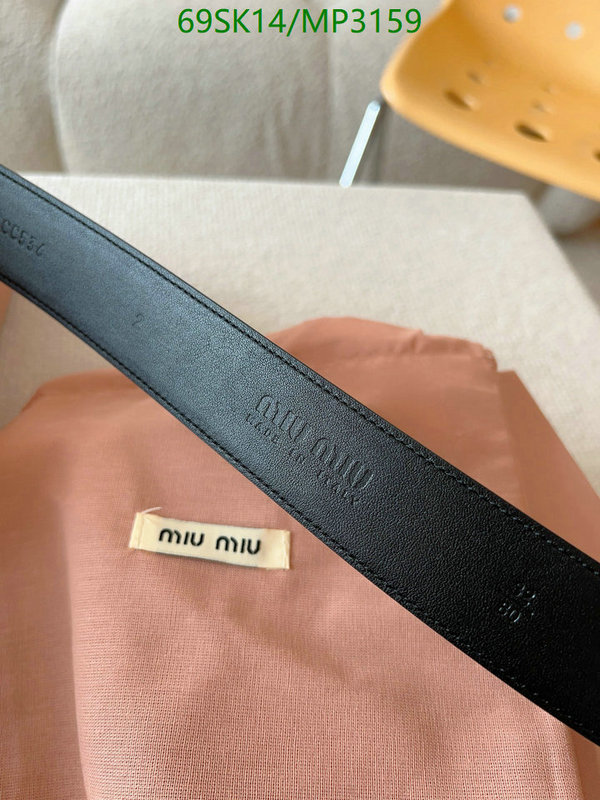 Belts-MIU MIU Code: MP3159 $: 69USD