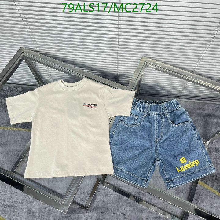 Kids Clothing-Balenciaga Code: MC2724 $: 79USD