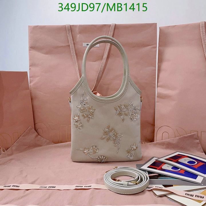Miu Miu Bag-(Mirror)-Crossbody- Code: MB1415 $: 349USD