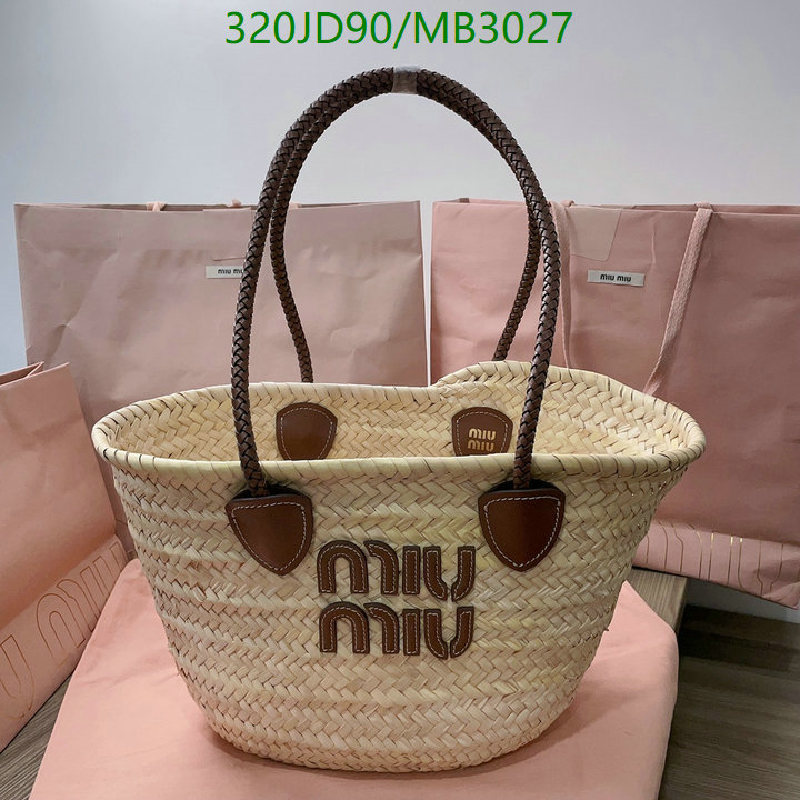Miu Miu Bag-(Mirror)-Handbag- Code: MB3027 $: 320USD