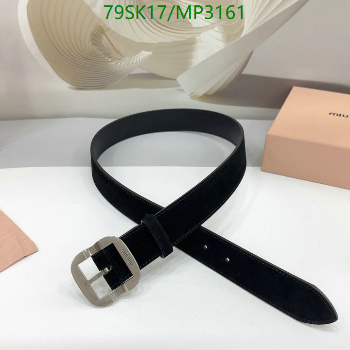 Belts-MIU MIU Code: MP3161 $: 79USD