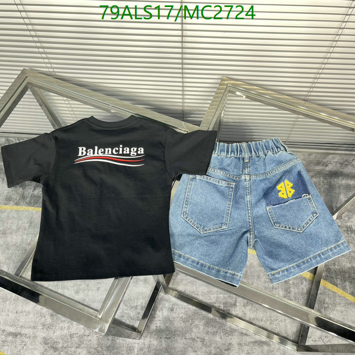 Kids Clothing-Balenciaga Code: MC2724 $: 79USD
