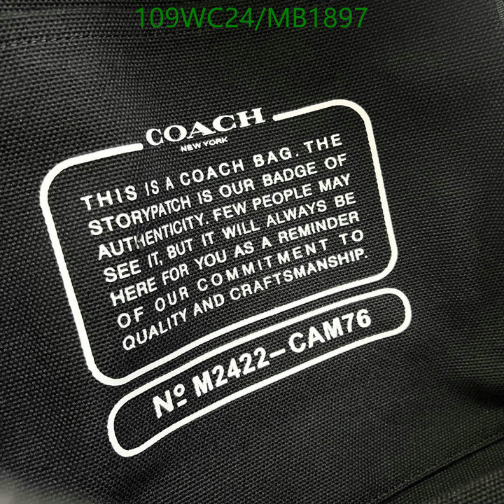 Coach Bag-(4A)-Backpack- Code: MB1897 $: 109USD