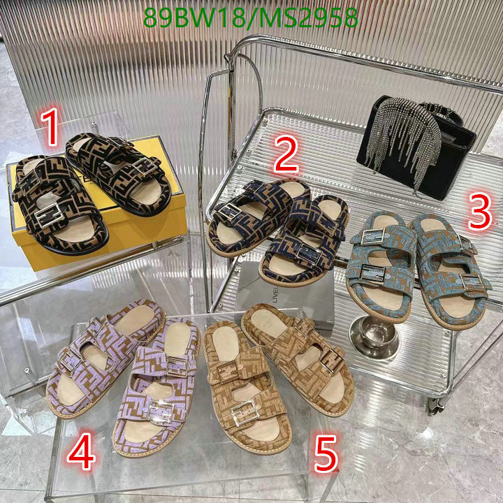 Women Shoes-Fendi Code: MS2958 $: 89USD