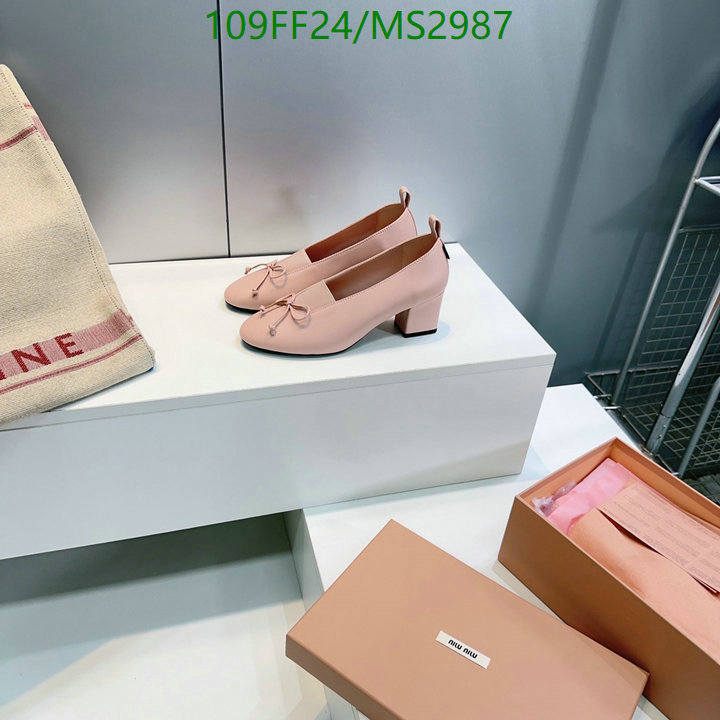 Women Shoes-Miu Miu Code: MS2987 $: 109USD