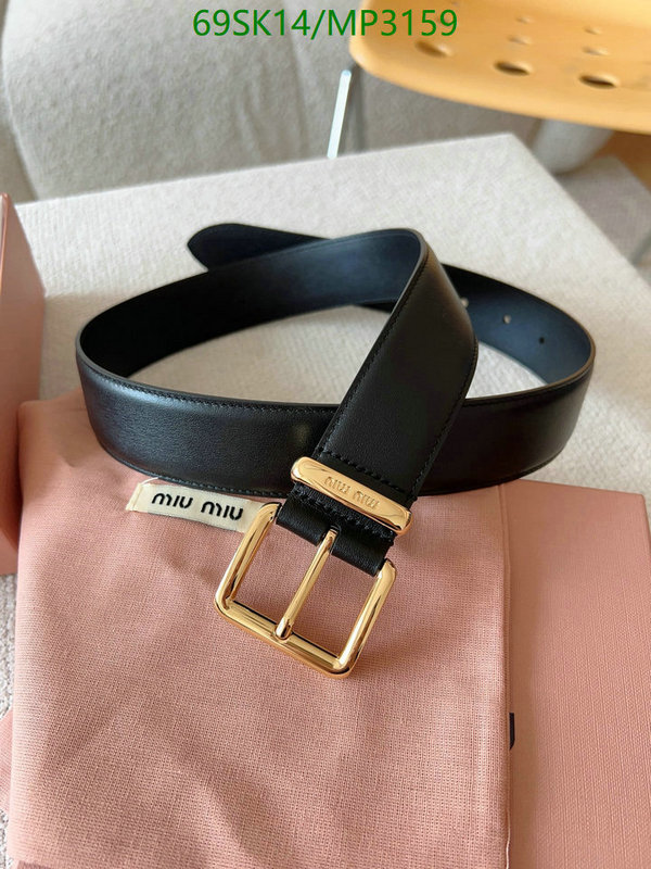 Belts-MIU MIU Code: MP3159 $: 69USD