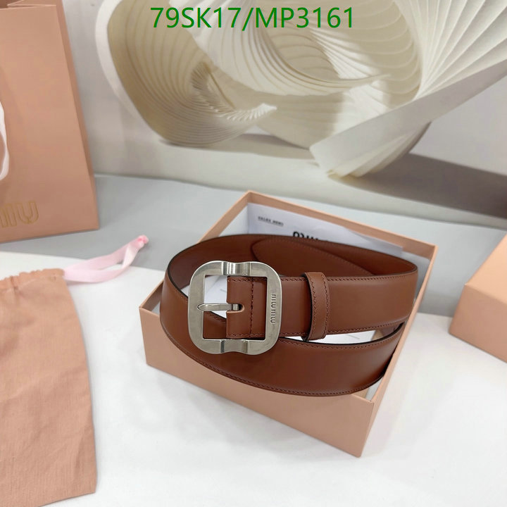 Belts-MIU MIU Code: MP3161 $: 79USD