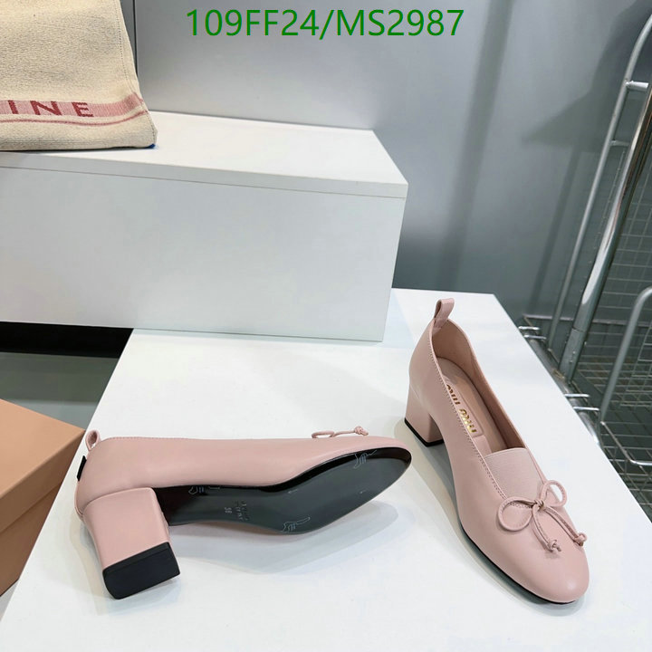 Women Shoes-Miu Miu Code: MS2987 $: 109USD