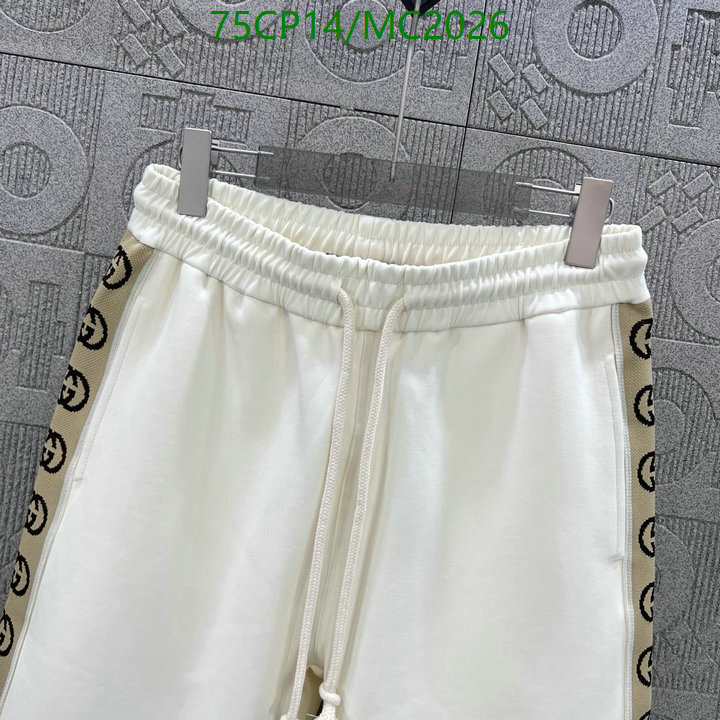Clothing-Gucci Code: MC2026 $: 75USD