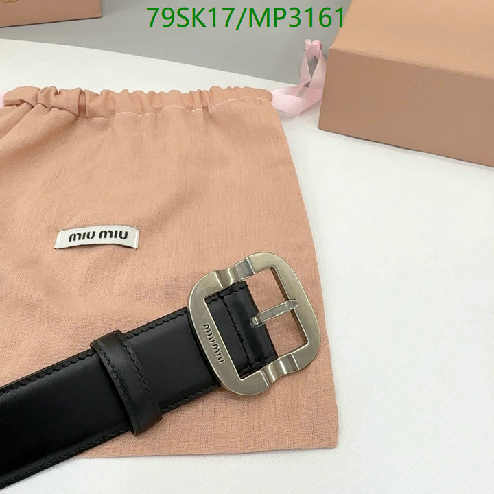 Belts-MIU MIU Code: MP3161 $: 79USD