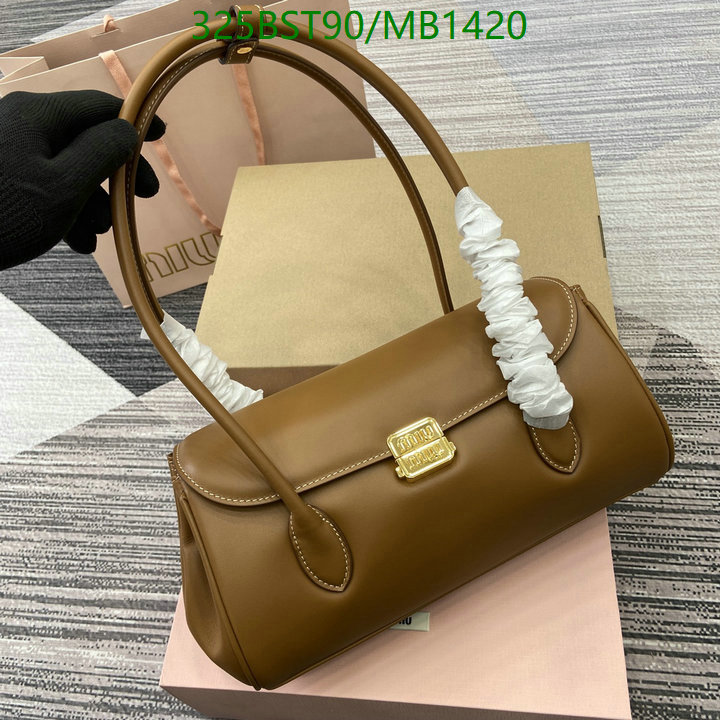 Miu Miu Bag-(Mirror)-Handbag- Code: MB1420 $: 325USD