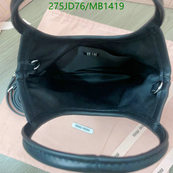 Miu Miu Bag-(Mirror)-Crossbody- Code: MB1419 $: 275USD