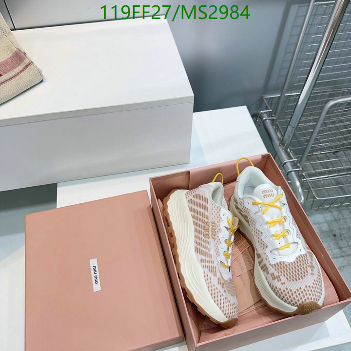 Women Shoes-Miu Miu Code: MS2984 $: 119USD