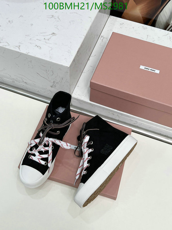 Women Shoes-Miu Miu Code: MS2981 $: 100USD