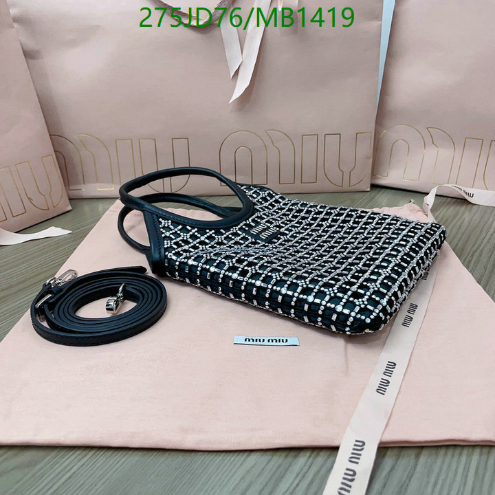 Miu Miu Bag-(Mirror)-Crossbody- Code: MB1419 $: 275USD