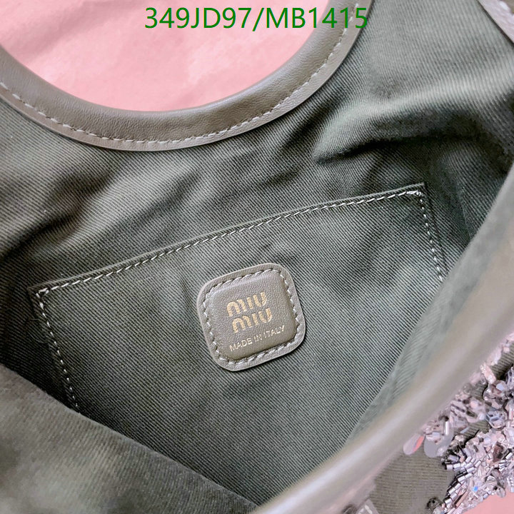 Miu Miu Bag-(Mirror)-Crossbody- Code: MB1415 $: 349USD