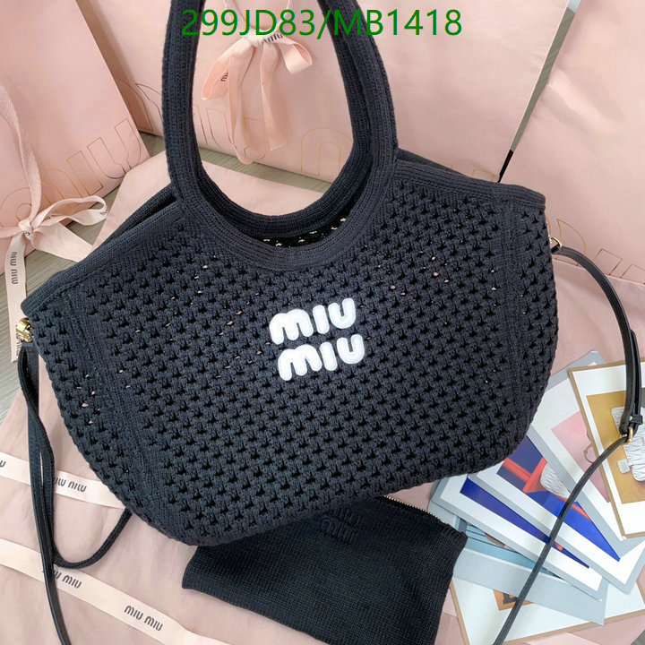 Miu Miu Bag-(Mirror)-Handbag- Code: MB1418 $: 299USD