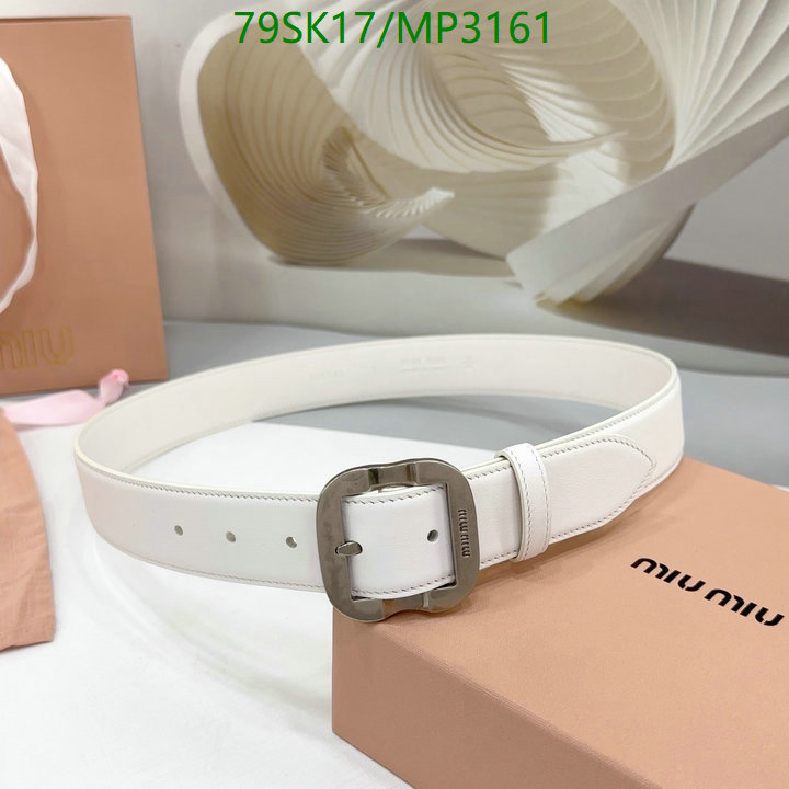 Belts-MIU MIU Code: MP3161 $: 79USD