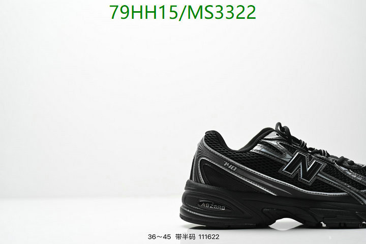 Men shoes-New Balance Code: MS3322 $: 79USD