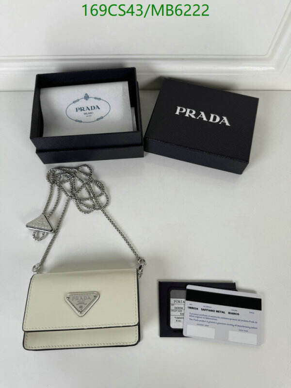 Prada Bag-(Mirror)-Crossbody- Code: MB6222 $: 169USD