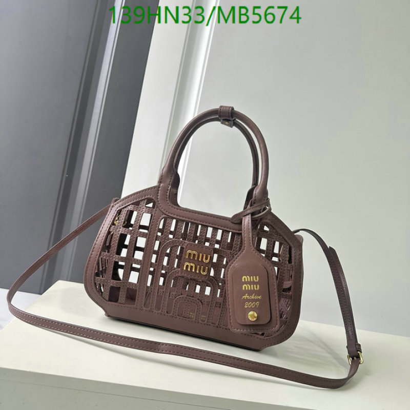 Miu Miu Bag-(4A)-Handbag- Code: MB5674 $: 139USD