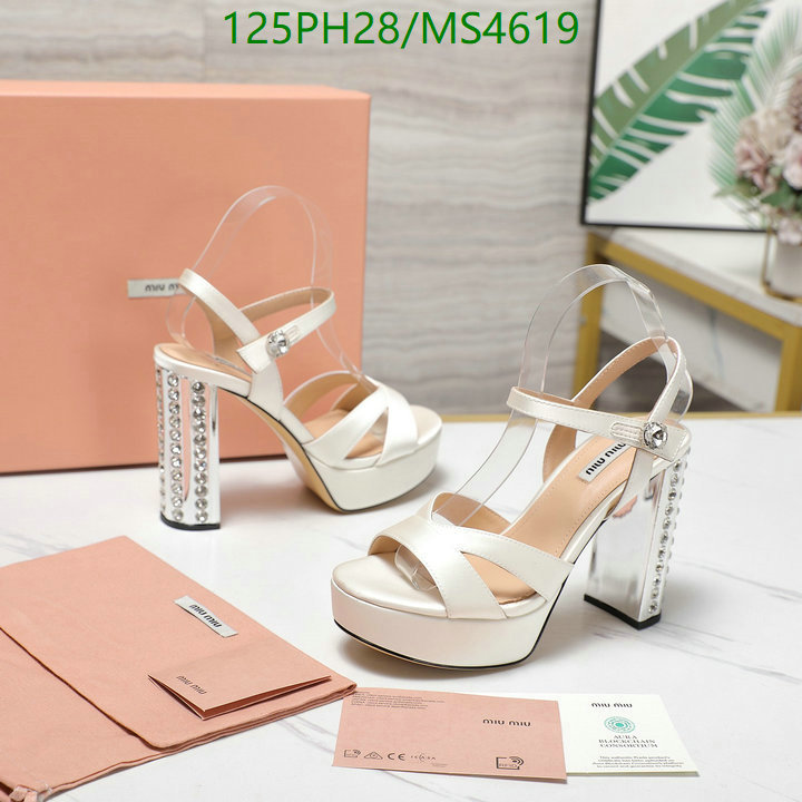 Women Shoes-Miu Miu Code: MS4619 $: 125USD