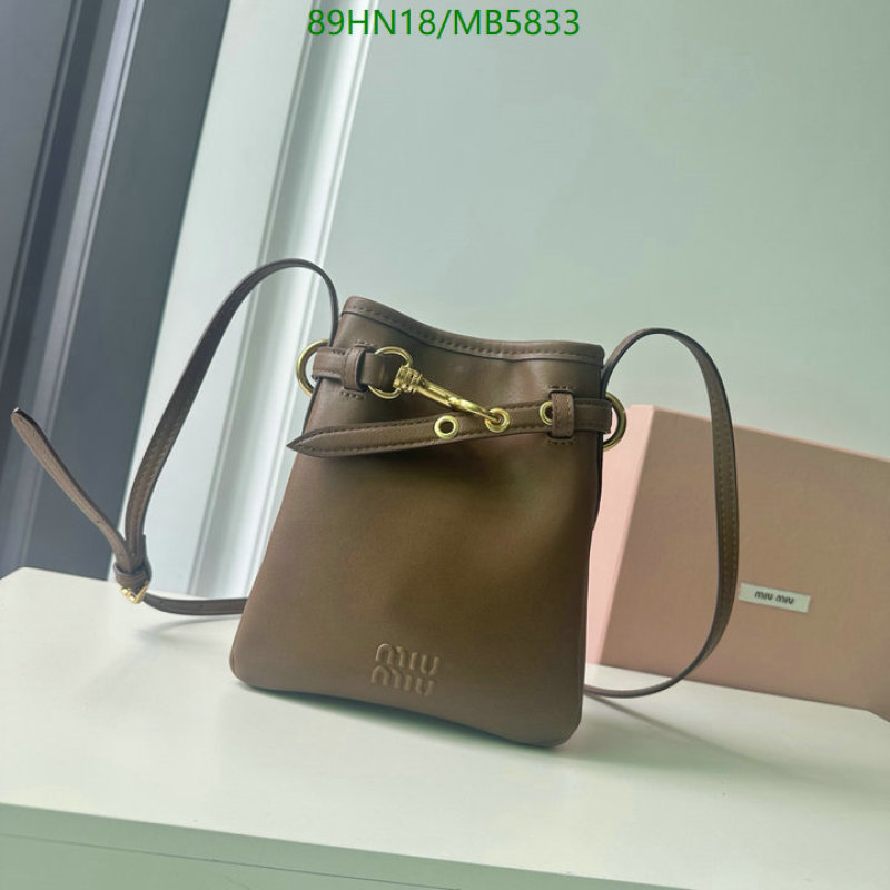 Miu Miu Bag-(4A)-Bucket bag- Code: MB5833 $: 89USD