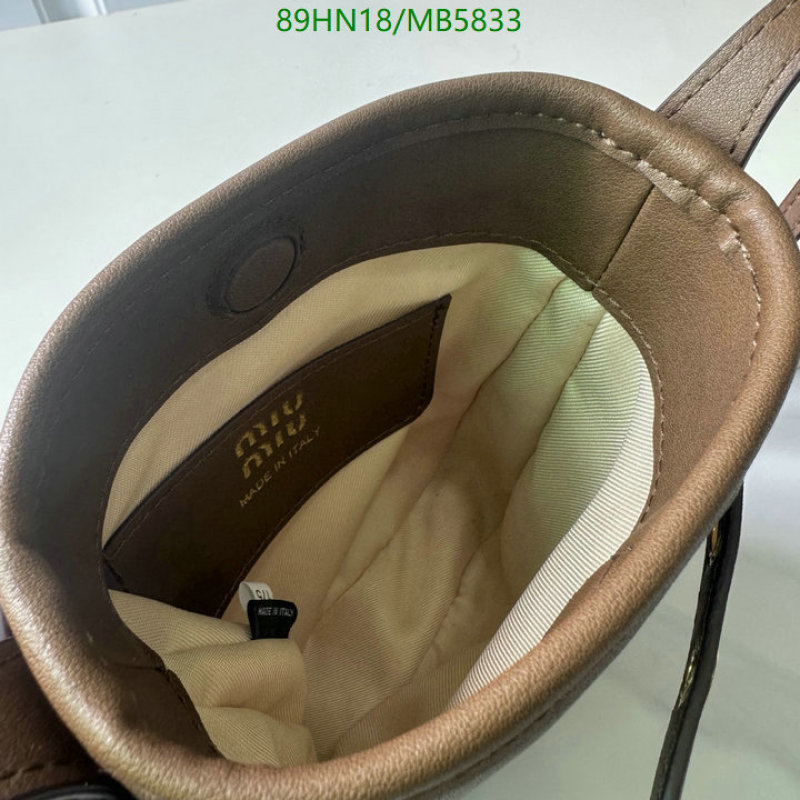Miu Miu Bag-(4A)-Bucket bag- Code: MB5833 $: 89USD
