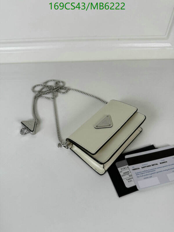 Prada Bag-(Mirror)-Crossbody- Code: MB6222 $: 169USD