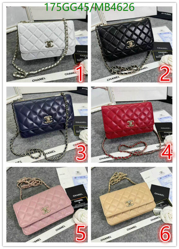 Chanel Bag-(Mirror)-Crossbody- Code: MB4626 $: 175USD