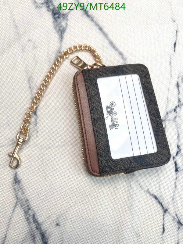 Coach Bag-(4A)-Wallet- Code: MT6484 $: 49USD