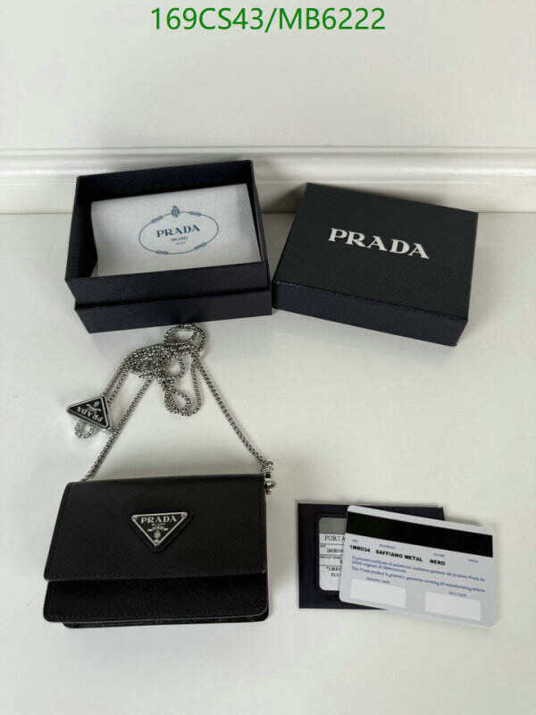 Prada Bag-(Mirror)-Crossbody- Code: MB6222 $: 169USD