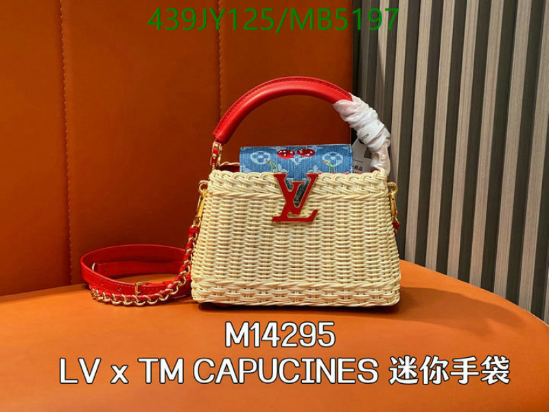 LV Bag-(Mirror)-Handbag- Code: MB5197