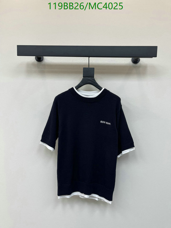 Clothing-MIUMIU Code: MC4025 $: 119USD