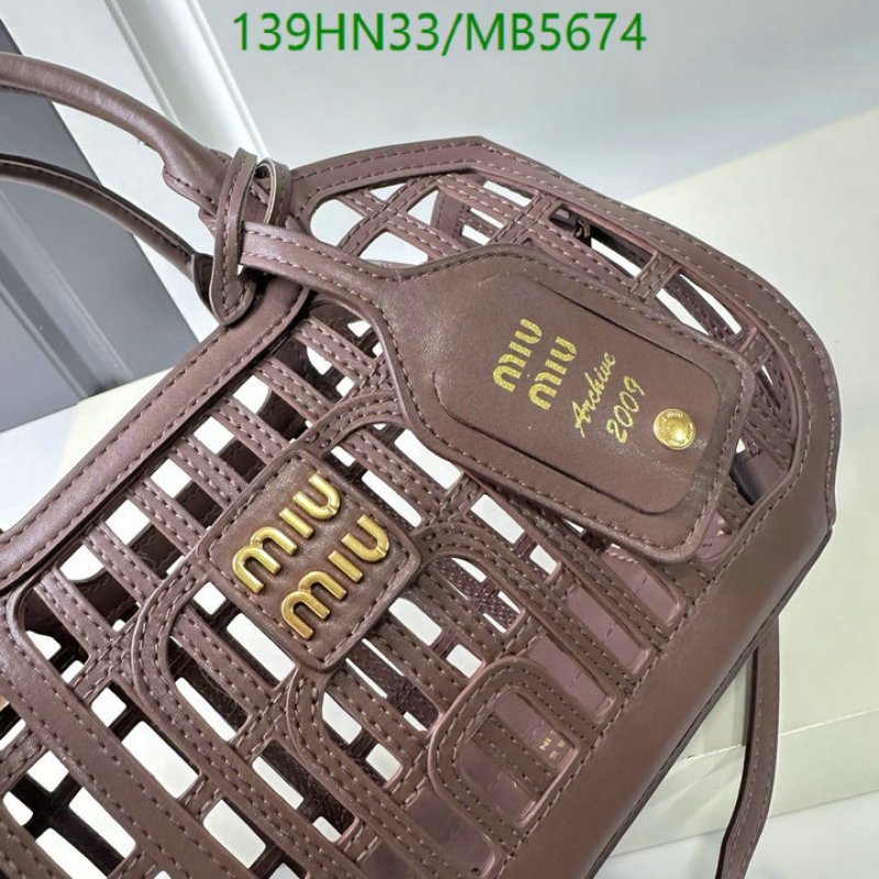 Miu Miu Bag-(4A)-Handbag- Code: MB5674 $: 139USD