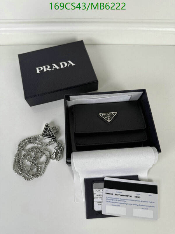 Prada Bag-(Mirror)-Crossbody- Code: MB6222 $: 169USD