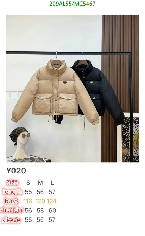 Down jacket Women-Prada Code: MC5467 $: 209USD