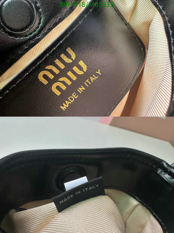 Miu Miu Bag-(4A)-Bucket bag- Code: MB5833 $: 89USD
