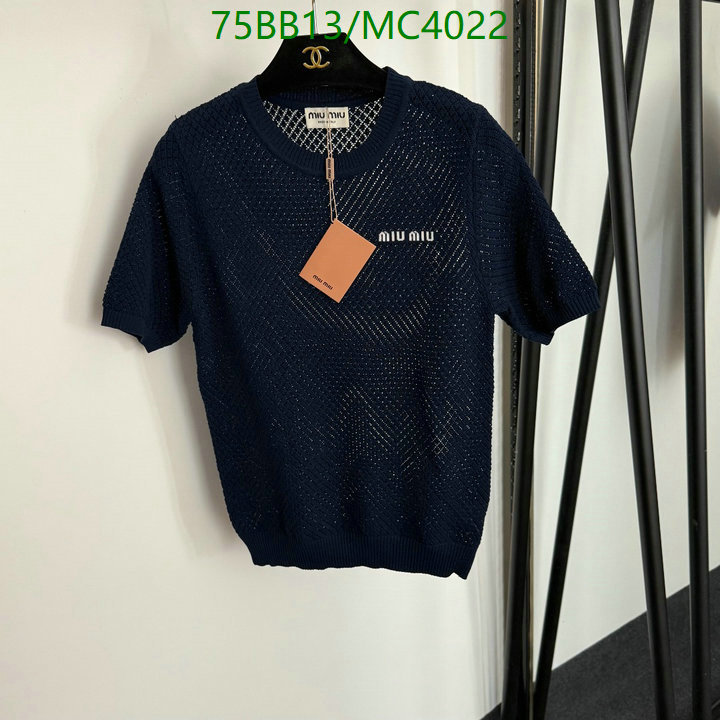 Clothing-MIUMIU Code: MC4022 $: 75USD