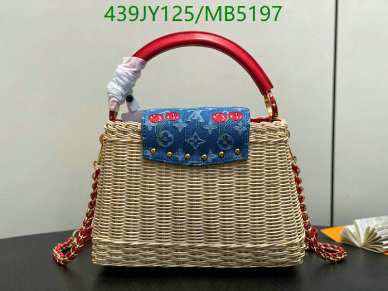 LV Bag-(Mirror)-Handbag- Code: MB5197