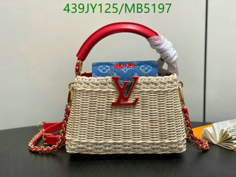 LV Bag-(Mirror)-Handbag- Code: MB5197