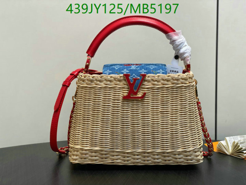 LV Bag-(Mirror)-Handbag- Code: MB5197