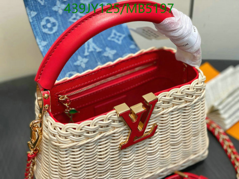 LV Bag-(Mirror)-Handbag- Code: MB5197