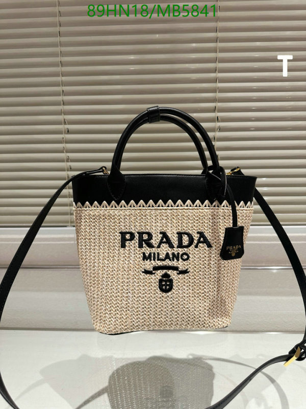 Prada Bag-(4A)-Handbag- Code: MB5841 $: 89USD