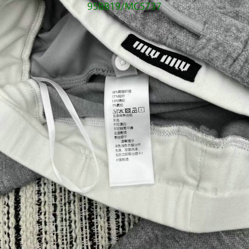 Clothing-MIUMIU Code: MC5737 $: 95USD