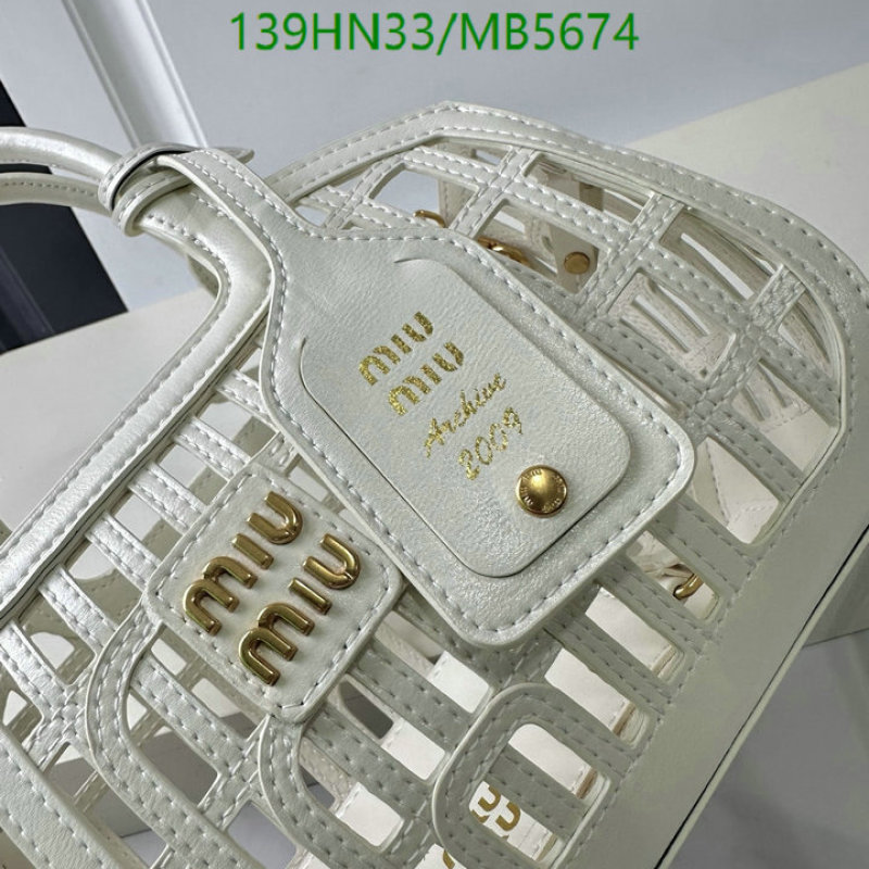 Miu Miu Bag-(4A)-Handbag- Code: MB5674 $: 139USD